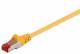 Goobay 95493 CAT 6 patch cable, S/FTP (PiMF), yellow - CCA copper mixture
