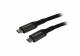 Kabel USB, C(St) => C(St), 3,0m, USB3.2, schwarz(Textil), 20G/5A, 240W, Gen 2x2, E-Marker Chip, Synergy 21