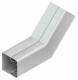 Niedax LUWB 60.200 vertical corner 45° with cover 60x200mm strip galvanized