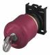 Moeller 216514 EATON M22-PVS/K01 emergency stop, key switch 1NC front 
