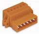 WAGO 231-635/019-000 231-635 / 019-000 pin connector, 5-pole orange 0,08-2,5qmm