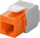 Goobay 90690 CAT 6a KeyStone RJ45 Jack,ungeschirmt, 500MHz -