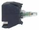 Schneider Electric ZBV6 Schneider Lampenfassung BA9s 2,4W 250V Direkt. Schraub. D=22mm