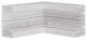 Hager BR6513047035 Inner corner made of base profile plastic OT80mm light gray