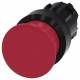 Siemens 3SU10001AD200AA0 mushroom push button 22mm round red 30mm