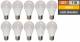 LED-Glühlampe McShine ''Brill241,3 cm ( 95 Zoll ) E27, 7W, 600lm, 240°, warmweiß, Ra>95, 10er-Pack
