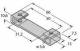 TURCK 6901045 M1-Q25L mounting bracket for Indukt, linear position sensors Li-Q25L M1-Q25L