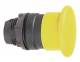 Schneider Electric ZB5AW753 Schneider Pilzdrucktaster mit LM 40mm gelb Drehentriegelung Kunst.D22mm