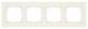 Siemens 5TG11143 5TG1114-3 DELTA miro Frame 4-fold, electrical white 5TG1114-3