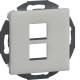 HAGER GSETMM1029016 Mounting frame 2-way for multimedia connections type 10