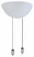 Ridi Leuchten 0205027 rope swing ZSPHS white, with canopy and screw