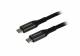 Kabel USB, C(St) => C(St), 2,0m, USB4.0, schwarz(Textil), 40G/5A, 240W, Gen 3x2, E-Marker Chip, Synergy 21,