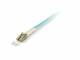 Equip fiber optic patch cable LC->ST 2.00m multimode duplex OM3 turq polybag