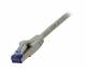 Patchkabel RJ45, CAT6A 500Mhz, 0,5m, grau, S-STP(S/FTP), Komponent getestet(GHMT certified), AWG26, Synergy 21