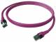 ZVK CP1OVAVAV0010 EasyLan copper patch cable DualBoot Cat 6A shielded violet 01.0m