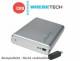 CRU DataPort 36220-2518-3000 CRU / Wiebetech - ToughTech Secure mini-Q with WriteLock - 256-bit AES encryption - 3 keys - FW800/eSATA/USB2 - 750 GB 7200rpm - HFS+ (for Mac) - US