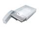 ICY BOX IB-AC602a HDD Schutzbox fuer 8,9cm 8,9 cm ( 3,5 Zoll ) HDDs stapelbar gepolstert Kunststoff transparent