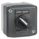 Schneider Electric XALD132 Schneider Gehäuse Schild ARRET-MARCHE 1S mit Wahlschalter