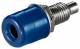 Goobay 11732 Bananenbuchse mit Gewinde - 4 mm, mit 2 Muttern