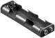 Goobay 11985 Batteriehalter , 4x Mignon ''AA'' - mit Druckknopfanschluss