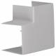 Hager LFF600657030 flat angle hfr for LF 60x60mm stone gray