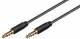 Goobay 63824 3.5mm jack connection cable - 3.5 mm jack plug (4-pin, Stereo)> 3.5 mm jack plug (4-pin, Stereo)