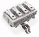 WAGO 294-8324 power connection terminal 17mm version with angled PE latching contact