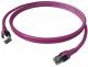 ZVK EasyLan CP1IVCVCV0010 DualBoot Cat.6 patch cable Kl.EA shielded violet 1.0m