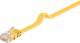 Goobay 96396 CAT 6 Flach-Patchkabel 0,5m, U/UTP, Gelb - Kupfermaterial