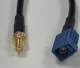 ALLNET antenna cable LMR-195 SMA(F) Fakra (F) Signal Blue (Keycode C) 10cm