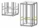 Vertiv (Knürr) C-Profilschiene T1000, L855, 4-Pack, Einbauposition 1