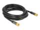 DELOCK Antenna cable F Plug > F Plug RG-6/U 3 m black