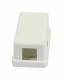 Keystone, module carrier, AP sockets for 1xTP module, pure white, Synergy 21
