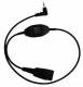 JABRA cable base QD to 2.5mm jack, call acceptance (Nokia)