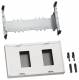Hager UK22LH1M building block universN 300x500 for 2 circuit breakers h3+ P250 with motor.