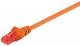 Goobay 95594 CAT 6 Patchkabel, U/UTP, Orange - CCA Kupfergemisch