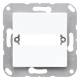 Jung A594-125WW cover, alpine white for Keystone Connectors