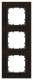 Siemens 5TG11030 DELTA miro Rahmen 3-fach Echtmaterial Holz Holzart wenge