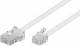 Goobay 93062 Modularanschlußkabel RJ11/RJ14-Stecker (6P4C) auf RJ45-Stecker (8P4C) -