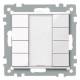 Merten 617419 switch 4-fold Plus , SYSTEM M-gloss polar white