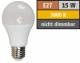 McShine LED light bulb, E27, 15W, 1,250 lm, 3000K, warm white