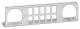 Hager UM00K3 patch panel for 10 RJ45 patch modules and for 2 Integro flow inserts