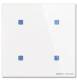 Busch Jaeger 2CKA006300A1613 BJ TB/U4.5.11-CG touch control element 4-way Busch-tacteo