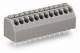 WAGO 250-105 1-Leiter-Klemmenleiste für Leiterplatten 0,5-1,5 qmm grau