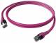 ZVK EasyLan CP1IVCVCV0030 DualBoot Cat.6 patch cable Kl.EA shielded violet 3.0m