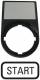 Moeller 216495 EATON M22S-ST-GB1 button additional label holder START 