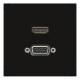 Jung MALS1173SW Einsatz HDMI/VGA schwarz