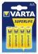 Mignon battery VARTA ''Superlife'' zinc chloride, type AA, 1.5V, blister of 4