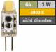 LED-Stiftsockellampe McShine ''Silicia COB'', G4, 1W, 110 lm, warmweiß