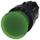 Siemens 3SU10011AD400AA0 mushroom push button illuminated 22mm round green 30mm